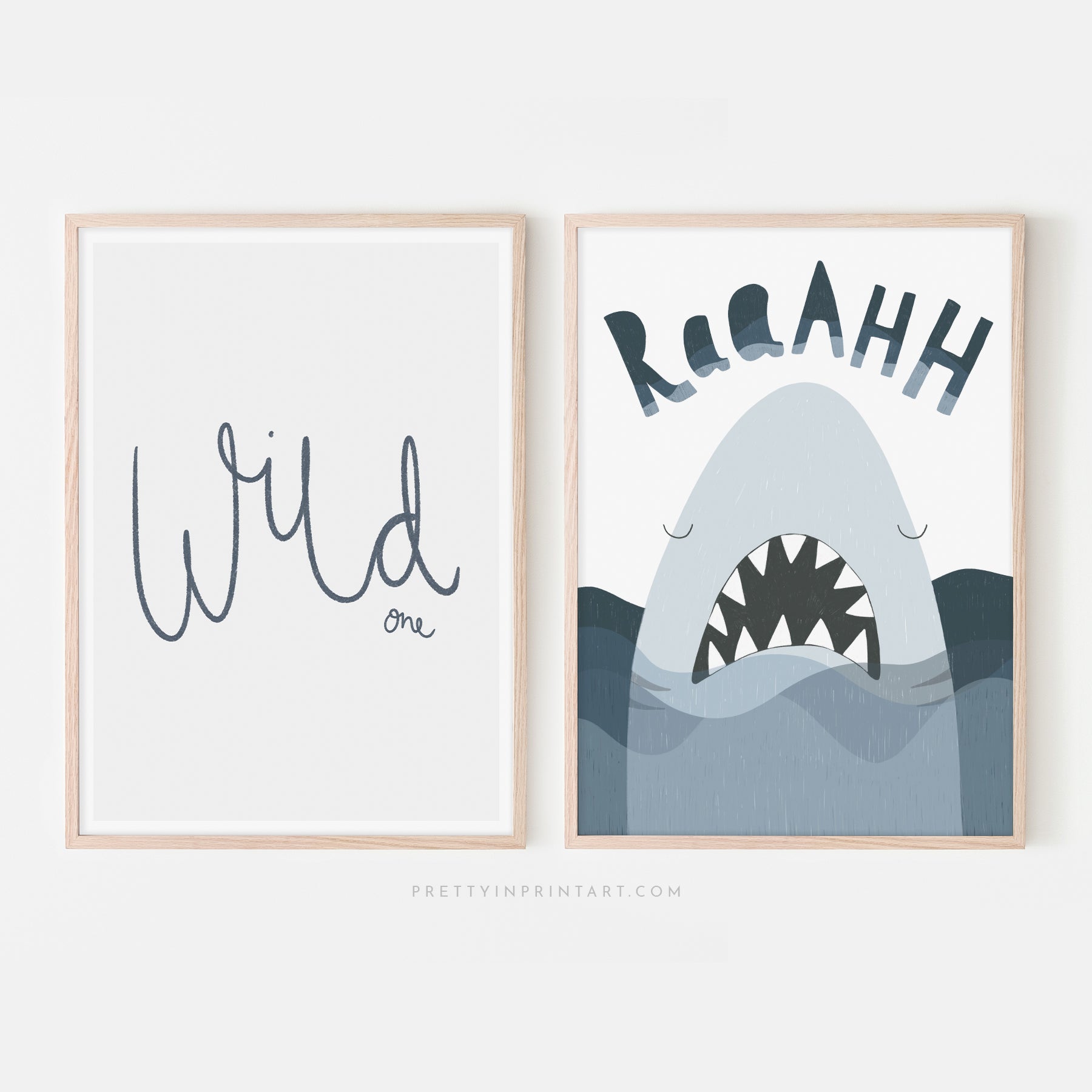 Wild One - Navy |  Framed Print