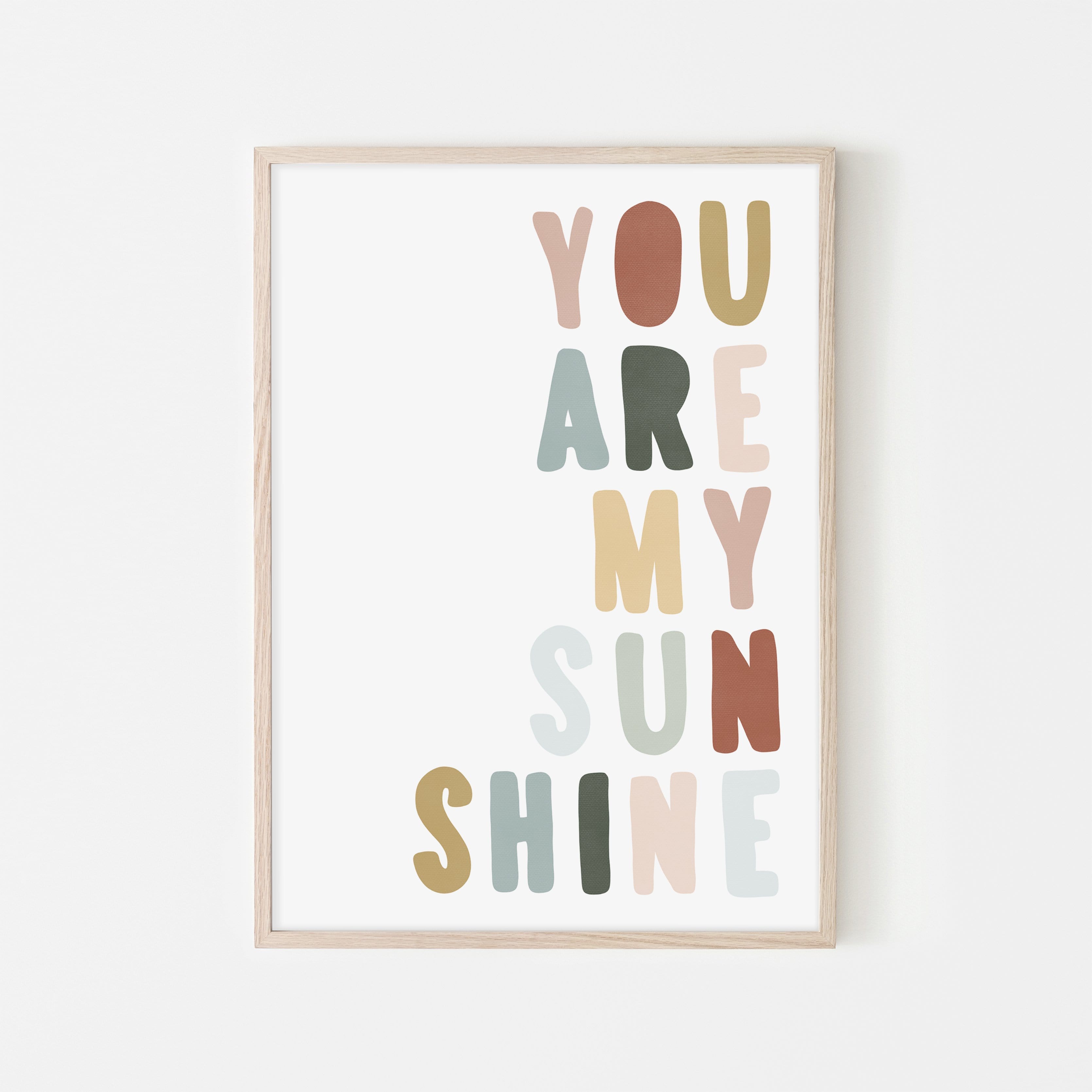 You Are My Sunshine - Autumn Walk |  Framed Print